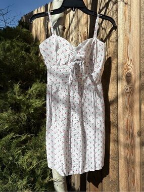 Cherry Print Lightweight Summer Dress, sz XL juniors/young adult, like new